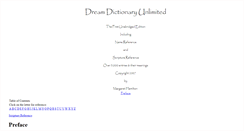 Desktop Screenshot of dream-dictionary-unlimited.com